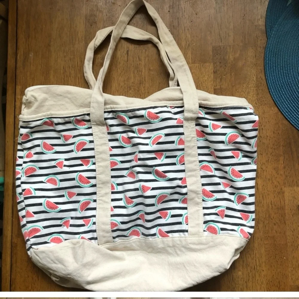 Watermelon Print Tote Bag - Picture 4 of 6